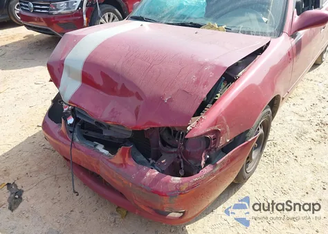 2002 Toyota Corolla Le z USA, uszkodzony, nr VIN 1NXBR12E62Z569519